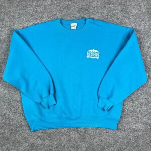 Golden Nugget Sweatshirt Mens Size XL Blue Casino Graphic Crewneck Pullover